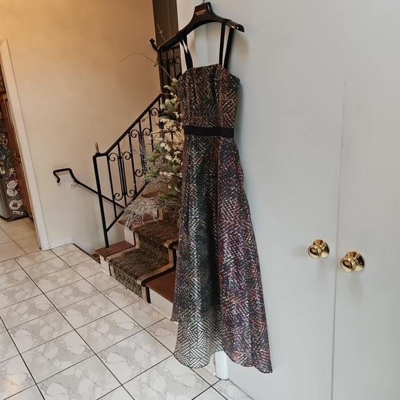 Sachin and Babi Noir Kia iridescent High-Low Gown - Picture 16 of 16